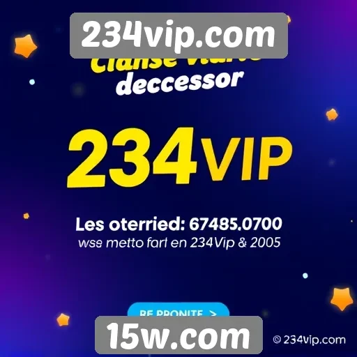 Ofertas promocionais disponíveis em 234vip.com